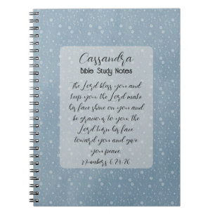 Christliche Bibelverse Kunst Notizblock