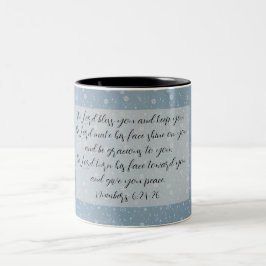 Christliche Bibelverse Kunst Zweifarbige Tasse