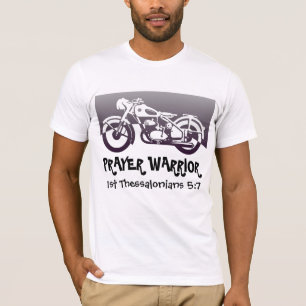 Christliche Biker-T - Shirt, Gebet-Krieger-T - Shi T-Shirt
