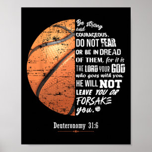 Christliche Bysketbyll Deuteronomie Bibel Verse Gl Poster