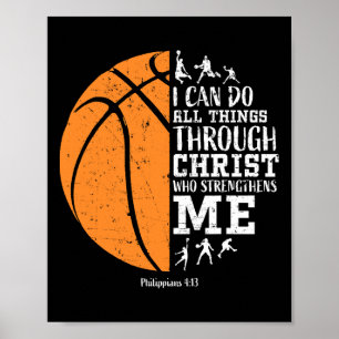 Christliche Bysketbyll Men Boys Kinder Religiöse G Poster