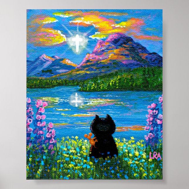 Christliche Cat-Maus Poster (Vorne)