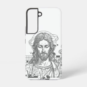 Christliche Christwelle Gitter Anaglyphe Jesus Chr Samsung Galaxy Hülle