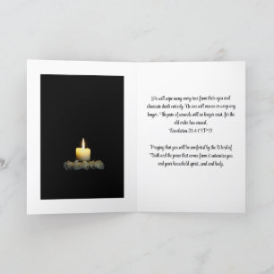 Christliche Condolence Card Karte
