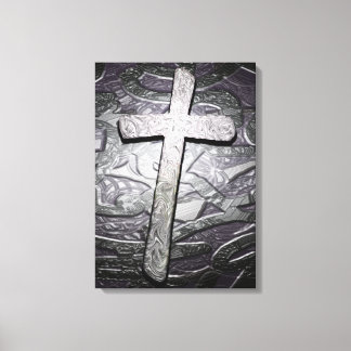 Christliche Cross Art Leinwanddruck