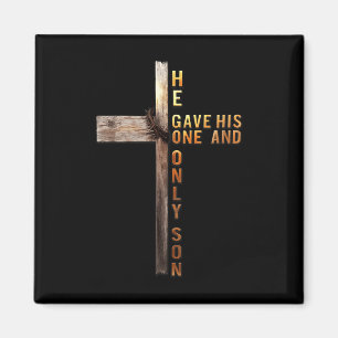 Christliche Cross Bible John 3_16 Reflektion 0l3q4 Magnet