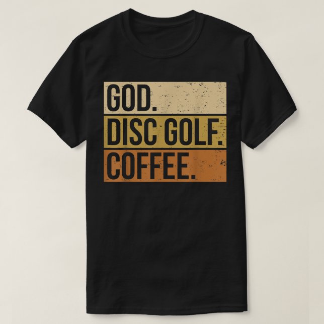 Christliche Disk Golf Player Sprichwort I God. Dis T-Shirt (Design vorne)
