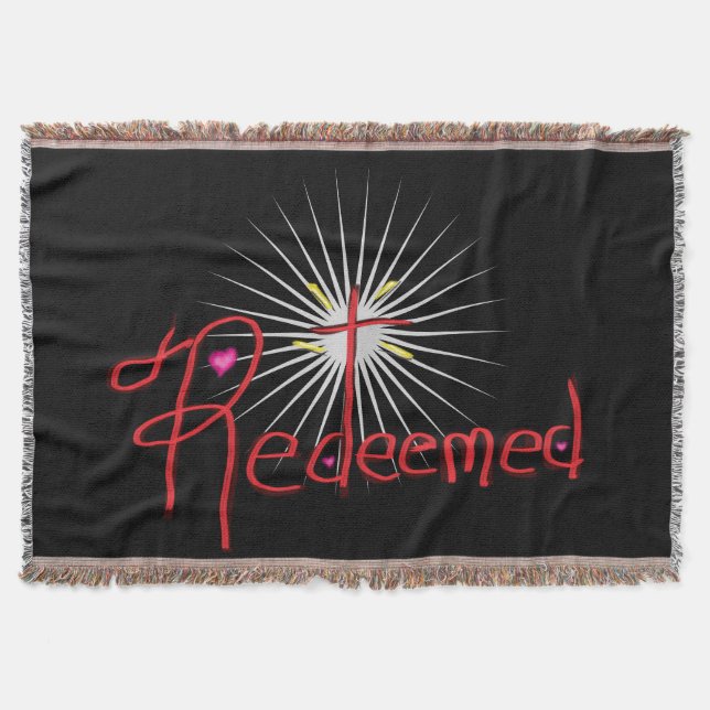 Christliche "eingelöste" Querverbindung schwarz Decke (Vorderseite)