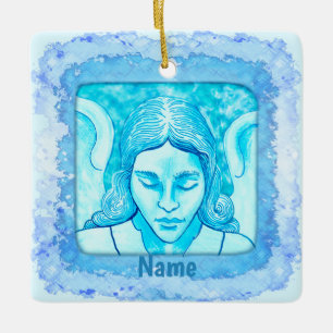 Christliche Engel-Skizze Keramikornament