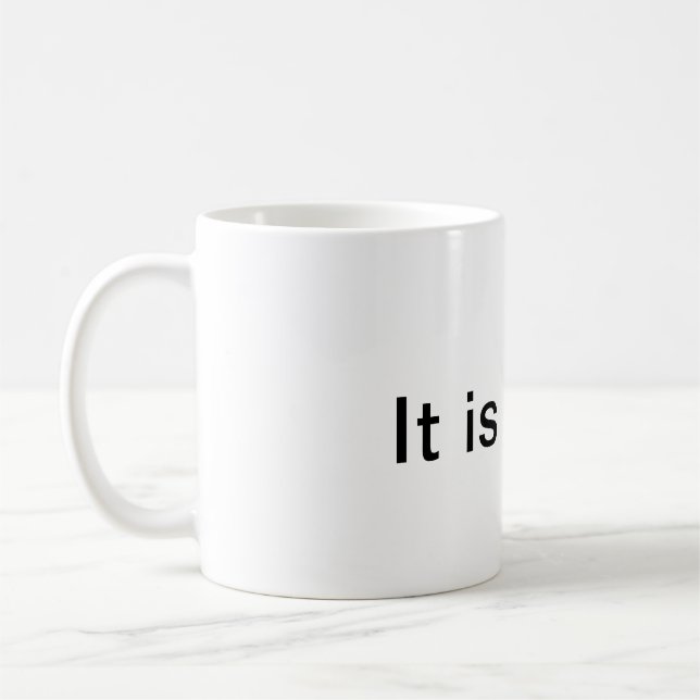 Christliche "Es ist wahr" Kaffeetasse (Links)