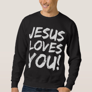 Christliche Evangelismus Geschenk für Männer Jesus Sweatshirt