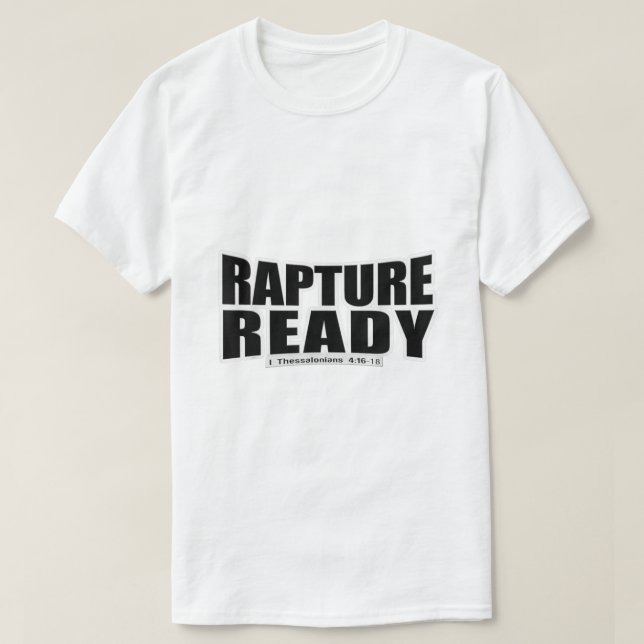 Christliche Evangeliumsbibliotheke zur Vergewaltig T-Shirt (Design vorne)