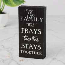 CHRISTLICHE FAMILIENPRAYS BLEIBE GEMEINSAM WOO