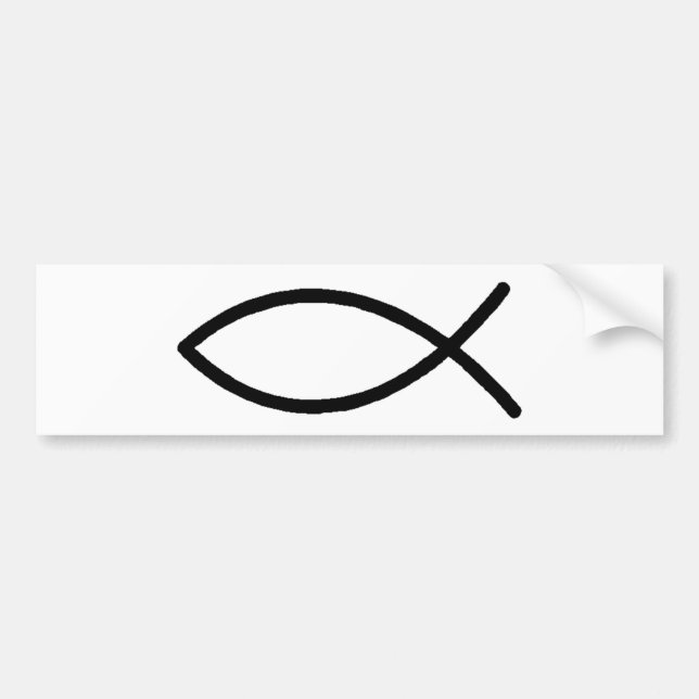 Christliche Fische Autoaufkleber (Vorne)
