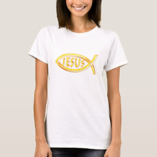 Christliche Fische - Jesus - T - Shirt