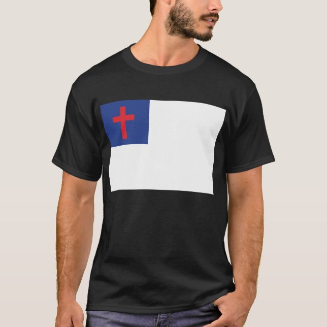 Christliche Flagge T-Shirt (Vorderseite)
