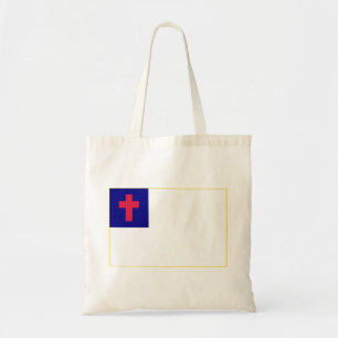 Christliche Flagge Tragetasche