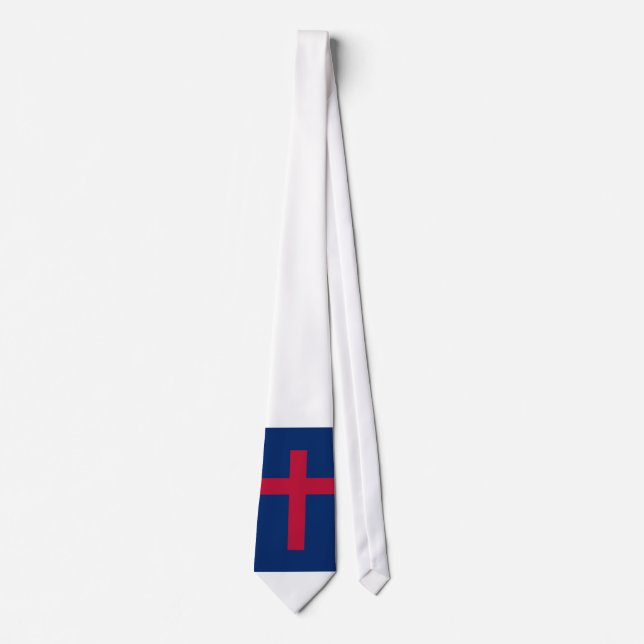 Christliche Flaggen-christliche QuerKrawatte Krawatte (Vorderseite)
