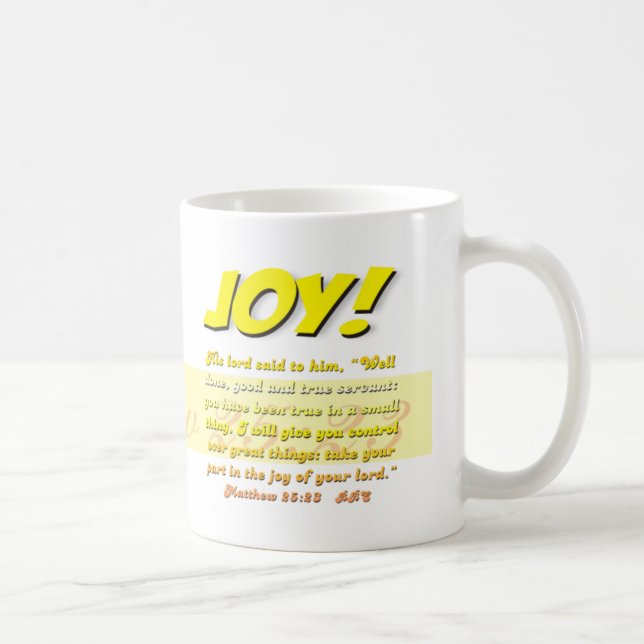 Christliche Freude Kaffeetasse (Rechts)