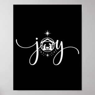 Christliche Freude Weihnachten - Freude' Mit Baby Poster