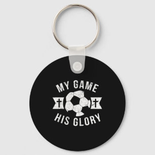 Christliche Fußball-Geschenke Teenager Jungen Mädc Schlüsselanhänger