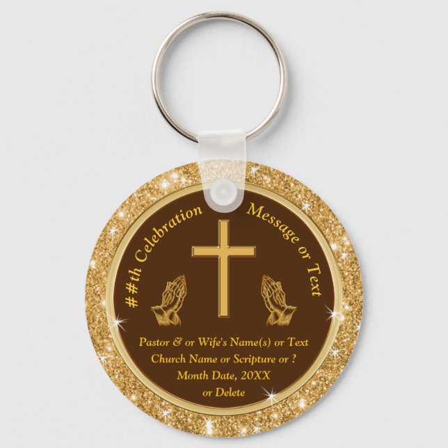 Christliche Gastgeschenke für Erwachsene bei JEDEM Schlüsselanhänger (Vorderseite)