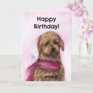 Christliche Geburtstagskarte (goldener Doodle) Karte