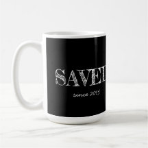 Christliche GERETTET Tasse mit 3 Nagelkreuz