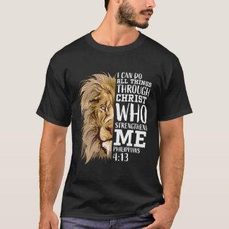 Christliche Geschenke Männer Löwe Philippianer 4 1 T-Shirt