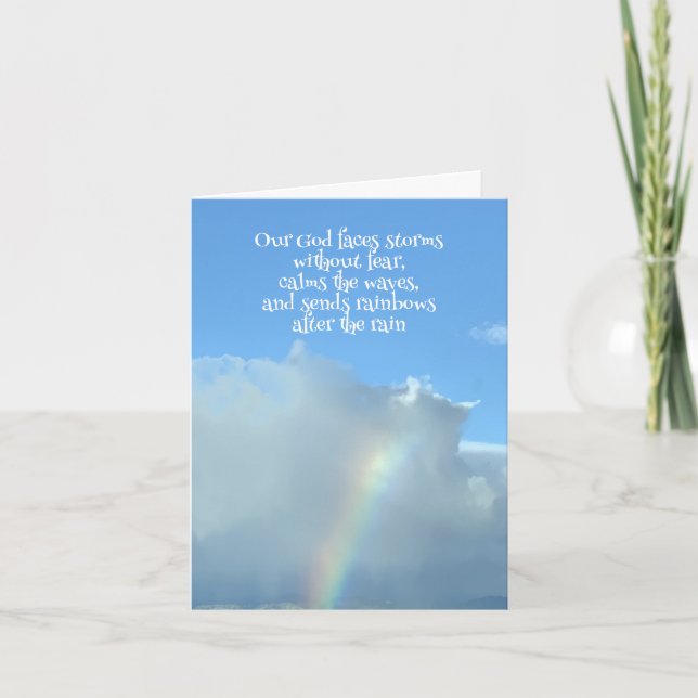 Christliche Get Well-Card Dankeskarte (Vorderseite)