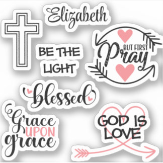 Christliche Glaubensskriptur Gott ist Liebe Herz J Aufkleber