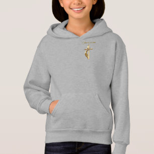 Christliche Gold-T-Shirts Hoodie