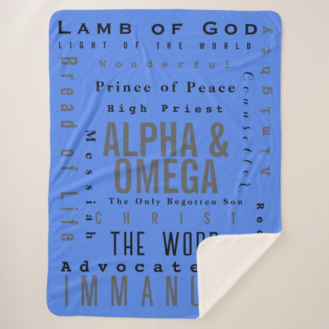 Christliche Gottheiten, modern einfach Sherpadecke (Vorderseite)