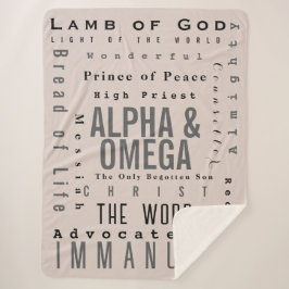 Christliche Gottheiten, modern einfach Sherpadecke