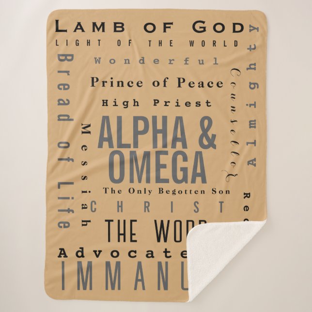 Christliche Gottheiten, modern einfach Sherpadecke (Vorderseite)