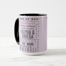 Christliche Gottheiten, modern einfach Tasse