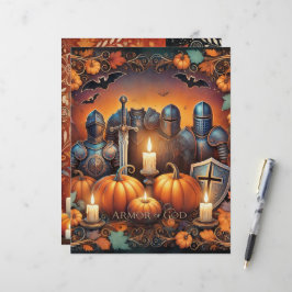 Christliche Halloween-Rüstung des Scrapbook