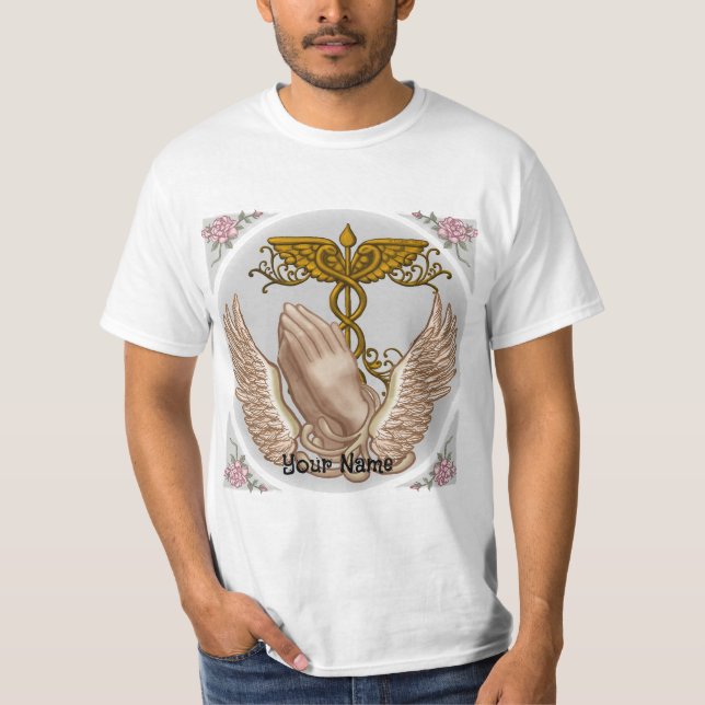 Christliche Hände Krankenversicherung T - Shirt (Vorderseite)