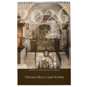 Christliche heilige Stätten Bibel-Kalender Kalender