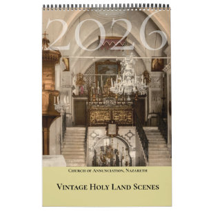 Christliche heilige Stätten Neues Testament Kalender