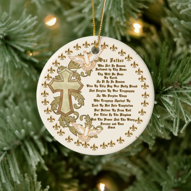 Christliche Herren Gebet-Brauch Keramikornament (Baum)