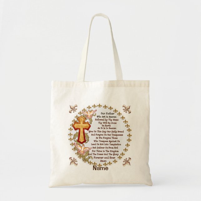 Christliche Herren Gebet Tote Tasche (Vorne)