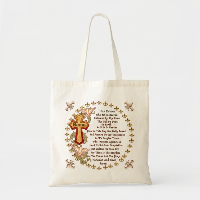 Christliche Herren Gebet Tragetasche (Vorne)