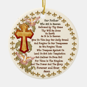 Christliche Herren Gebetsdekoration Keramik Ornament