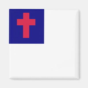 Christliche hochwertige Flagge Magnet
