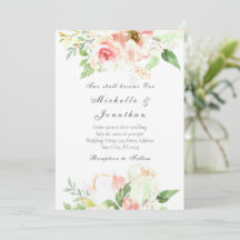 Christliche Hochzeit in Rosa