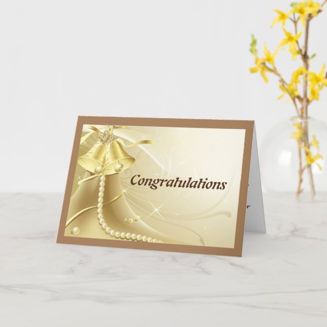 Christliche Hochzeitkarte Karte (Gelbe Blume)