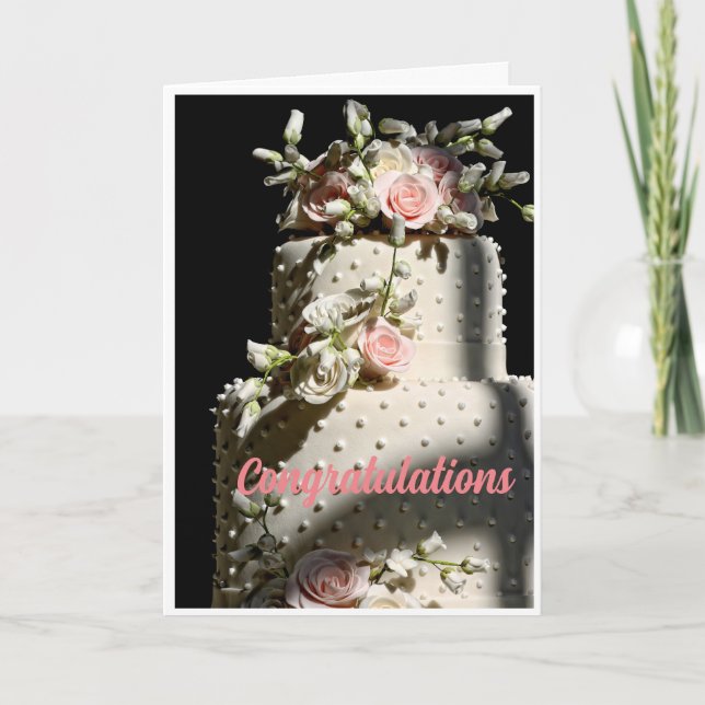 Christliche Hochzeitkarte Karte (Vorderseite)