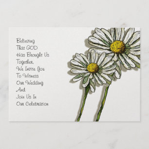 Christliche Hochzeitseinladung: Zwei Tage:Kunst Einladung