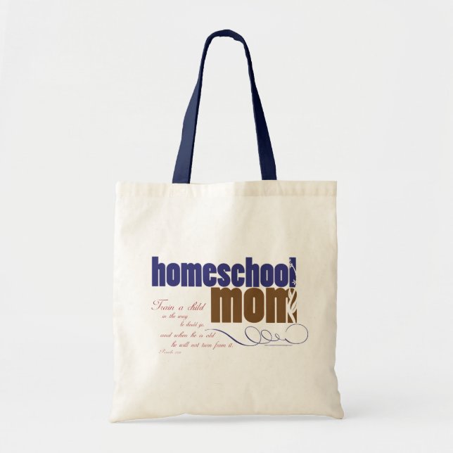 Christliche homeschool Tasche: Homeschool Mama Tragetasche (Vorne)